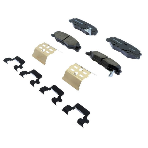 ACDelco Gold Ceramic Brake Pad Set, w/ Hardware Fits select: 1997-2004,2005-2008 CHEVROLET CORVETTE