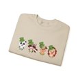 thumbnail image 2 of Women's Cute St. Patrick's Day Animal Sweatshirt, Animal Lover Sweater, 2 of 4