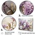 thumbnail image 3 of Designart "Nostalgic Sepia Lilacs" Lilacs Floater Framed Wall Art Living Room, 3 of 5