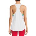 thumbnail image 3 of LA Thread Women's Rainbow Graphic Tulip Tank Top, 3 of 5