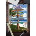 thumbnail image 3 of Grand Strand, South Carolina, Destinations Sign (12x18 Wall Art Poster, Room Decor), 3 of 3