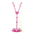 thumbnail image 1 of Kids Girl Pink Twin Micrófono con soporte ajustable, luz y música Rosado Sunnimix Máquina de karaoke para niños, 1 of 8