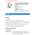thumbnail image 2 of Front and Rear Brake Pad and Rotor Kit - Compatible with 2008 - 2014 GMC Yukon 2009 2010 2011 2012 2013, 2 of 2