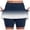 Dark Blue, variant on ibiyuan Women'S Skirts Women's Casual Solid Tennis Skirt with Pockets for Yoga Sport and Shorts Alternative