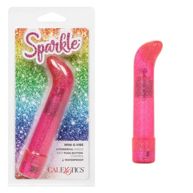 CalExotics Sparkle Mini G-Vibe G-Spot Vibrator, Pink