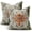 Orange, variant on Boho Pillow Covers 18x18 Set of 2,Orange Throw Pillow Covers Outdoor Decorative Linen Pillow Covers for Couch Bed Sofa Cushion Boho Pillowcases