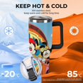 thumbnail image 5 of Animaniacs 40 Oz Tumbler with Handle And Straw, Stainless Steel Double Wall Vacuum Insulated Coffee Cup Travel Mug for Gym, Outdoors, Commute, Work, 5 of 8