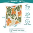 thumbnail image 6 of ALAZA Flower Tropical Leaf Hardcover 3 Ring Binder 1.5" Round Rings Interior Pockets Binders Organizer 1 Pack, 6 of 9