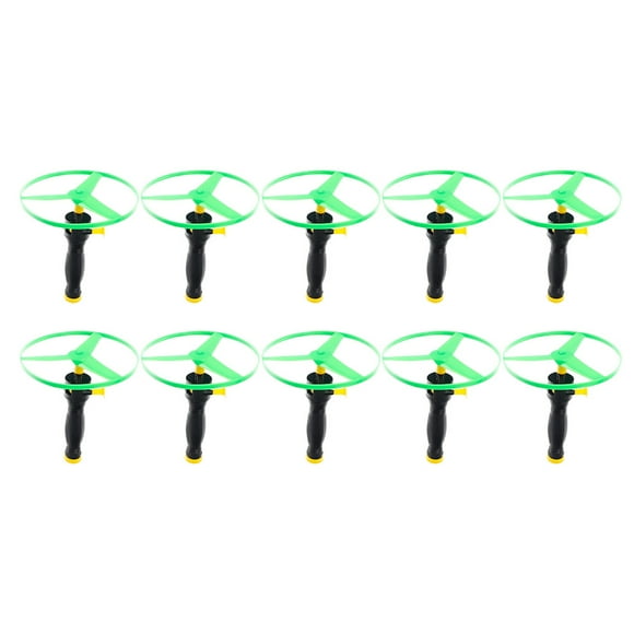 Durable Flying Saucer Toys with Propeller Fun for Kids in Assorted Color 10pcs