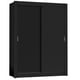 thumbnail image 1 of Ropero Closet Madesa Denver 2 Puertas Corredizas Negro, 1 of 9