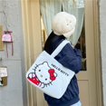 thumbnail image 2 of 2024 nuevo bolso Sanrio de dibujos animados lindo de tela Kuromi bolso de mano hombro Pacha perro lindo bolso de papelería bolso de gran capacidad, 2 of 3