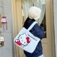thumbnail image 2 of 2024 nuevo bolso Sanrio de dibujos animados lindo de tela Kuromi bolso de mano hombro Pacha perro lindo bolso de papelería bolso de gran capacidad, 2 of 3