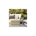 thumbnail image 6 of Woven Square Pouf 18x18x14 - Outdoor Indoor Seating & Footrest, 6 of 9