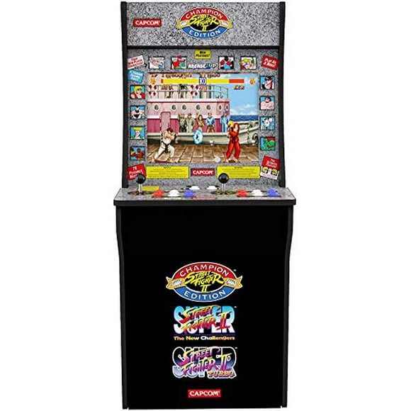 ARCADE1UP Street Fighter 2 Machine d'Arcade (Riser Non Inclus)