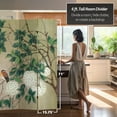 thumbnail image 4 of Oriental Furniture 6 Feet Tall Double Sided Birds in the Trees Canvas Room Divider, 4 of 7