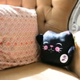thumbnail image 5 of Lucky Cat Official 8" Plush, Cute Stuffed Animal MANEKI NEKO Anime Plush Waving Cat, BLACK Color Cat Plush, Plushie Lucky Cat Waving Arm Stuffies. Japanese Decor Kawaii Plushies., 5 of 5