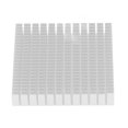 thumbnail image 4 of Módulo de disipador de calor de aluminio, placa de radiador de calor, CPU PCB, refrigeración de alta potencia, 120 mm x 120 mm x 20 mm, blanco, 4 of 12