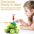 thumbnail image 3 of FNNMNNR 3PCS Pull Back Cars Friction Powered Vehicles, Stunt Dinosaur Car, Off Road Model Toy Car Best Toys Gift, Baby Gift for 12 Months and up,Toy Cars for 1 2 3 Year Old Boys, 3 of 7