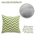 thumbnail image 2 of Majestic Home Sage Chevron Extra Large Pillow, 2 of 6