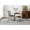 Dark Grey, variant on Farmhouse Upholstered Antique Painting Linen Dining Chairs, Retro Dining Chairs with Solid Wood Frame and Legs, Armless Kitchen Chairs with Square Rattan Back, Parson Chairs(Cream,Set of 2)