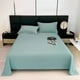thumbnail image 1 of Sábana de Poliéster de Color Liso de 180 X 230 Cm | Sábana Lavable de Fibra Suave | Sábana Ajustable de Fácil Cuidado para Camas Individuales, Matrimoniales y Queen | Ropa de Cama Duradera y Resisten, 1 of 6