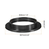 Uxcell E26 Light Socket Rings Lamp Shade Holder Adapter Ring for Light ...