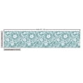 thumbnail image 3 of Floral Sofa Upholstery Fabric by the Yard, Modern Abstract Soft Continuous Anemone Flowers Leaves Grungy Art Sketching, Decorative Fabric for DIY and Home Accents, Pale Teal and White by Ambesonne, 3 of 5