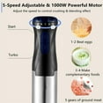 thumbnail image 4 of Beiou 1000 W 5-Speed Blender, Black (5 Count), 4 of 14