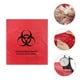thumbnail image 3 of EeaseMX Bolsas de basura de grado hospitalario (50 unidades), color rojo, con símbolo de peligro., 3 of 7