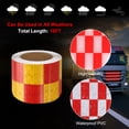 thumbnail image 3 of Uxcell Reflective Tape, Self-Adhesive Trailer Reflector Tape Waterproof Warning Sticker Yellow Red 2 Inch x 16 Feet, 3 of 6
