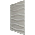 thumbnail image 4 of Ekena Millwork 19 5/8"W x 19 5/8"H Arlington EnduraWall Decorative 3D Wall Panel, Textured Metallic Silver (12-Pack for 32.04 Sq. Ft.), 4 of 5