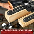 thumbnail image 3 of Thin  Jig, Table Saw Jig Guide for Making Repetitive Narrow Thin Strip Cuts, Woodworking Tools, Thin Ripping Guide for Table Saw, Band Saw, Router Table Fits for 3/4x3/8 3/8x1/4, 3 of 7