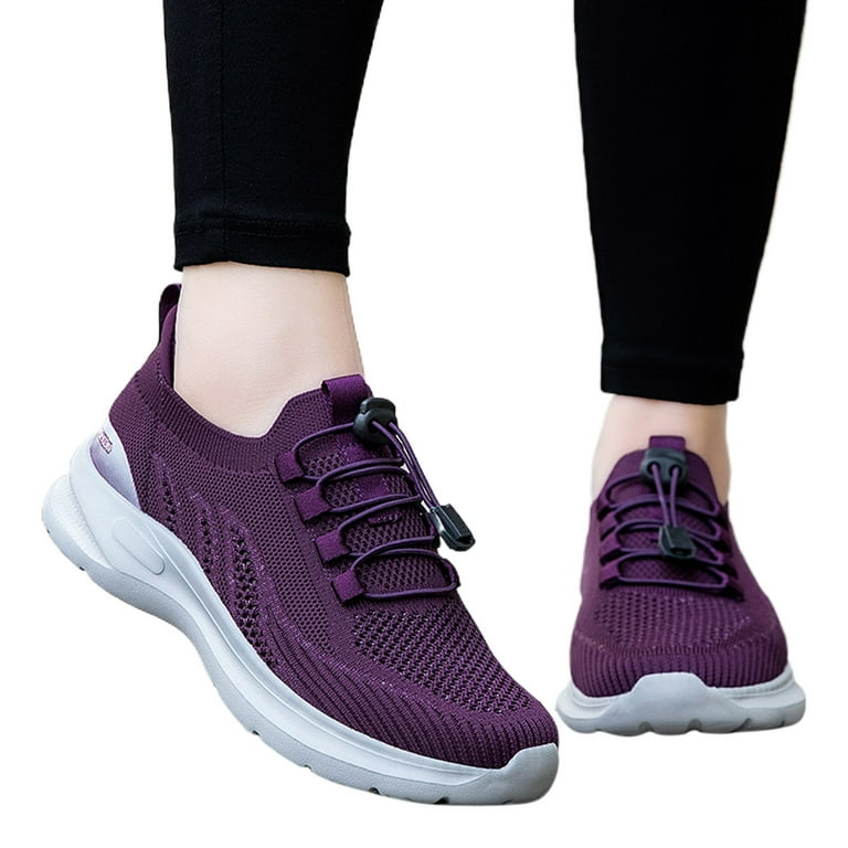 NOKIO Womens Walking Shoes Slip On Lightweight Memory Foam Cheer