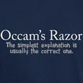 thumbnail image 3 of CafePress - Occam's Razor Dark T Shirt - Men's Classic Graphic Cotton T-Shirt, 3 of 4