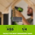 thumbnail image 3 of Greenworks 10PC Titanium Drill Bit Set, PA52234A1, 3 of 13