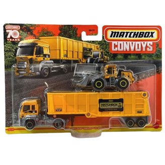 Matchbox Convoys Lonestar Cab & Rocket Trailer With Express Delivery - Diecast Truck Toy