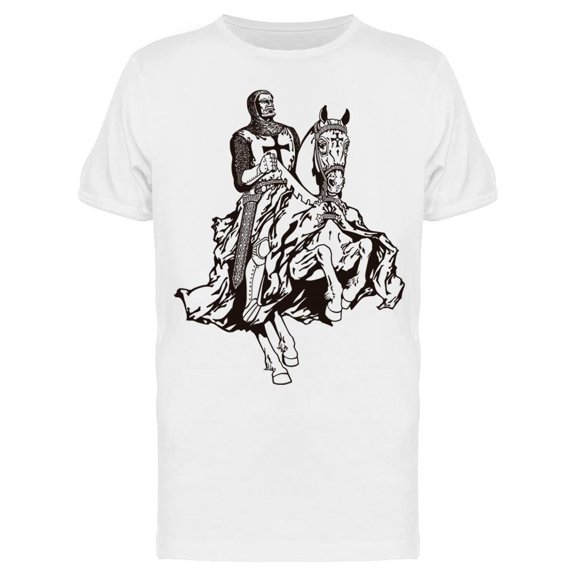 Knight In A Horse Tee Men's -Image by Shutterstock