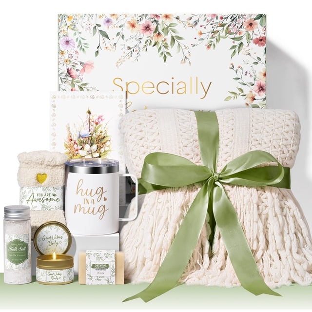 Set de regalo MAYICIVO Self Care Gifts para mujer con manta y más