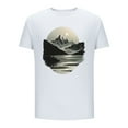 thumbnail image 3 of T Shirts for Men under $5 Short Sleeved Round Neck Casual Printed Shirt, 3 of 4