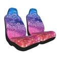 thumbnail image 2 of Salouo Rainbow Glitter Cute Pattern Car Seat Covers,Universal Car Seat Protectors Easy to Install Car Cover Car Accessories Auto/rucks/Van/SUV-2 PCS, 2 of 9