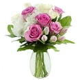 thumbnail image 2 of KaBloom : Bouquet of Fresh Pink Rose and White Hydrangeas,Next-Day Delivery, Gift for Every Occasion, 2 of 4