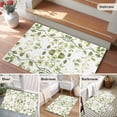 thumbnail image 2 of Rectangle Rug 2x3ft Area Rug, Garden Plant Leaves Area Rugs for Living Room Bedroom, Farm Country Green Botanical Vine Floor Mat Non-Slip Non-Shedding Carpet Indoor Accent Rugs, 2 of 9