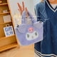 thumbnail image 4 of Bolsa de felpa Kawaii Sanrio Kuromi My Melody Cinnamoroll Plushi, mochilas para niñas, juguetes de Anime, bolsos de peluche, regalos de cumpleaños para mujeres, 4 of 4
