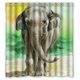 thumbnail image 1 of Cortina de ducha ABPHQTO Elefante Top Impermeable 160x180 cm Poliéster, 1 of 2