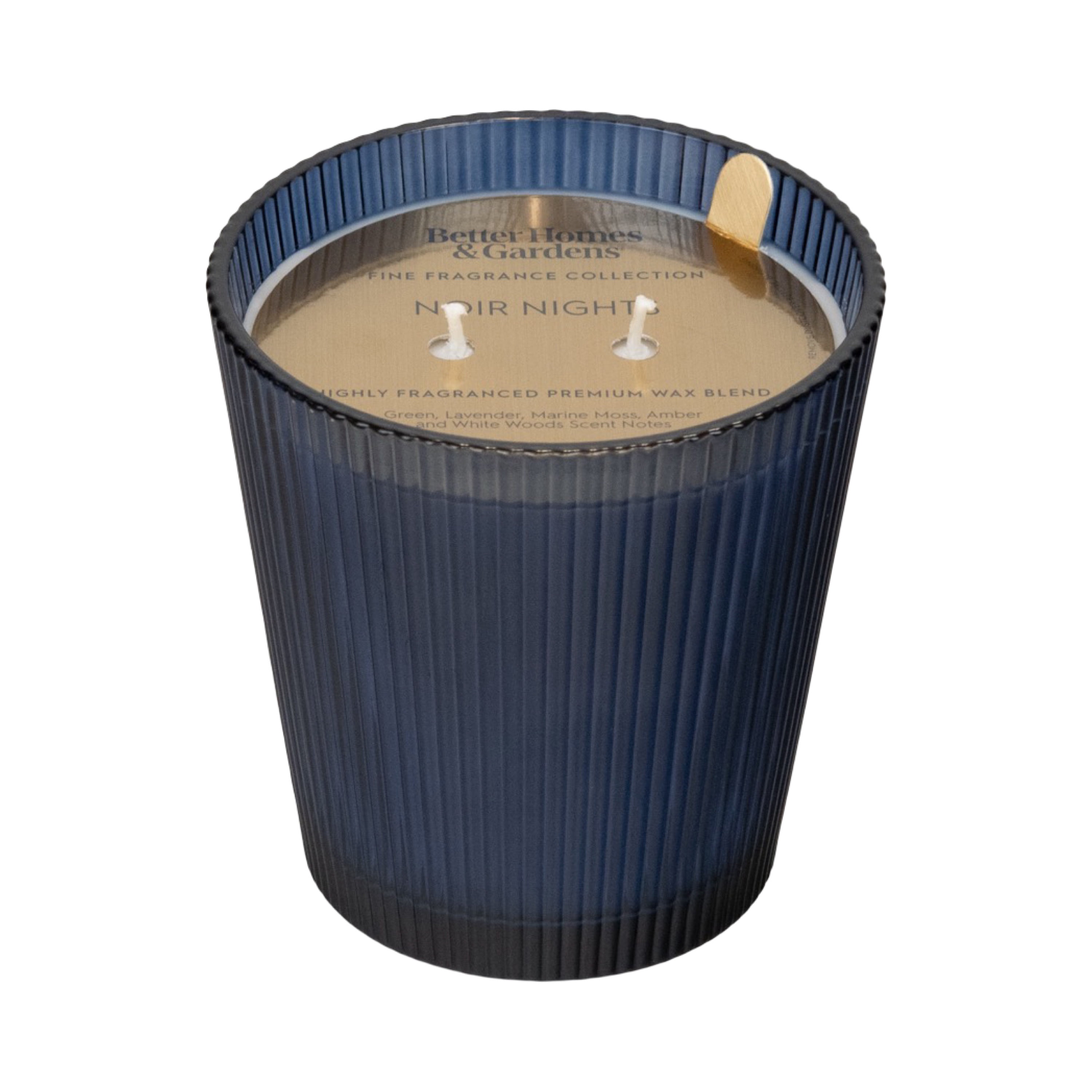 Better Homes & Gardens Fine Fragrance Collection, Noir Nights Scented 2-Wick Jar Candle 16 oz.