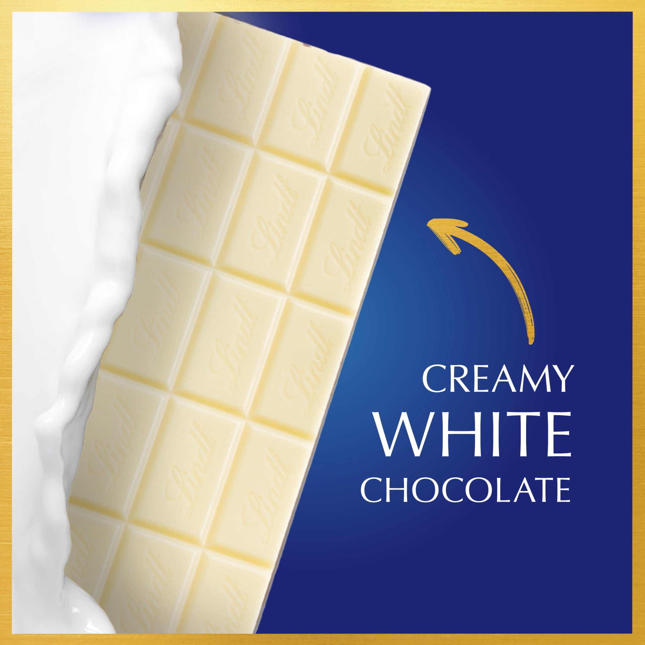 (2 pack) Lindt Classic Recipe White Chocolate Candy Bar, 4.4 oz, Bar