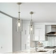 thumbnail image 2 of Westinghouse Hernando Mini Pendant Industrial Steel Finish Clear Hammered Glass, 2 of 5