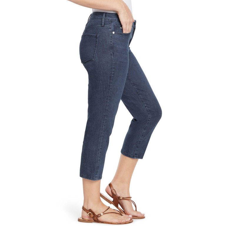 nine west cigarette mid rise skinny Jeans Women's Black 5 Pocket Size 12R/31 and 2% elastane H Brand Mid-Rise Skinny Leg