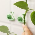 thumbnail image 4 of Plant Wall Fixing Clips, Garden Plants Tie Clips Support, Climbing Fixer, Self Adhesive Vines Fixing Clips for Gardening Work, 10 Pcs, Green, 4 of 5