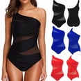 thumbnail image 3 of Women One Piece Swimsuit Swimwear Plus Size Padded Monokini Bikini Bathing Beach, 3 of 4